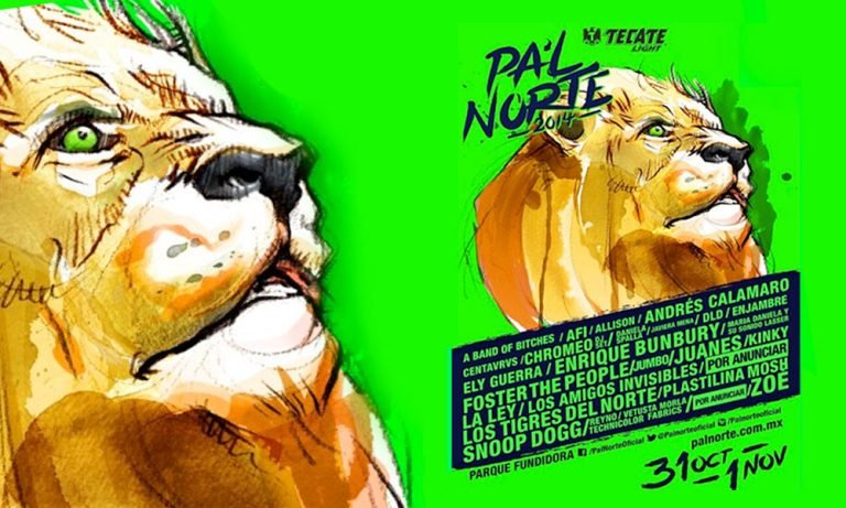 Pa’l Norte Music Fest 2014, Lineup oficial