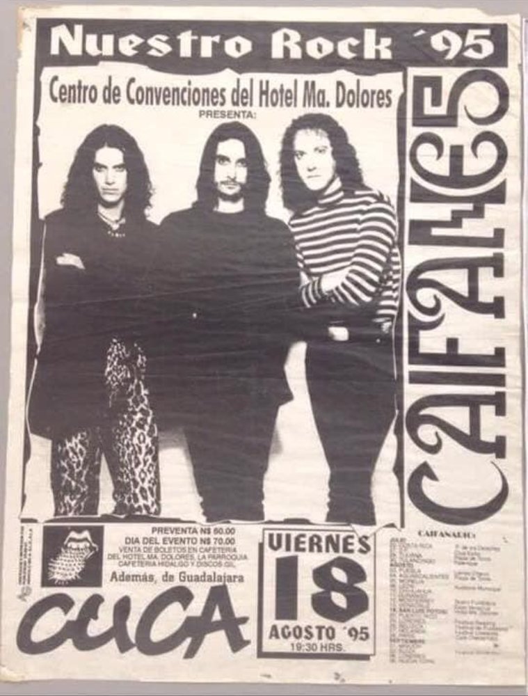 caifanes ultimo concierto 18 agosto de 1995 san luis potosi