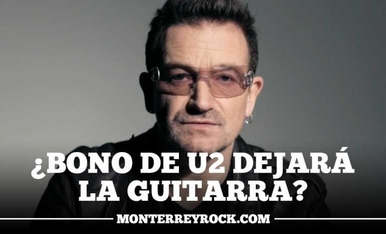 ¿Bono de U2 dejará la guitarra?