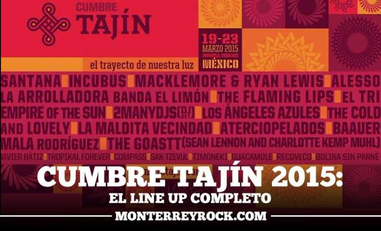 Cumbre Tajín 2015: el line up completo.