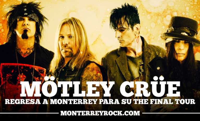 Motley Crue regresa a Monterrey para su The final tour