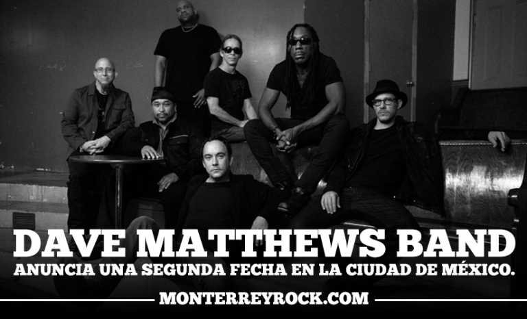 Dave Matthews Band anuncia una segunda fecha en la Ciudad de México.