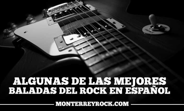 Algunas de las mejores baladas del rock en español.
