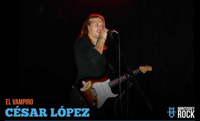 César López ‘Vampiro’ en tributo a Caifanes en Monterrey.