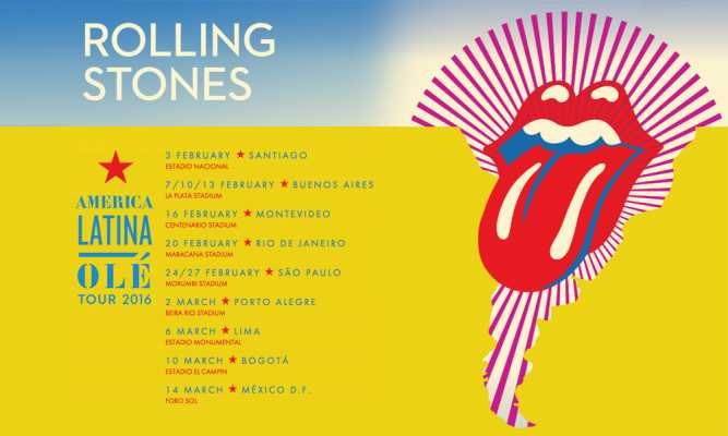 Rolling Stones en México Tour América Latina Olé