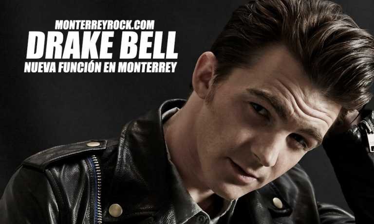 Drake Bell anuncia segunda función en Monterrey