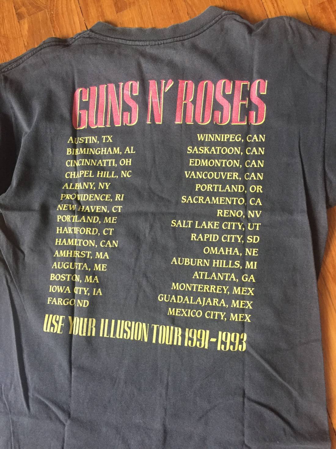 Guns n roses en Monterrey 1993