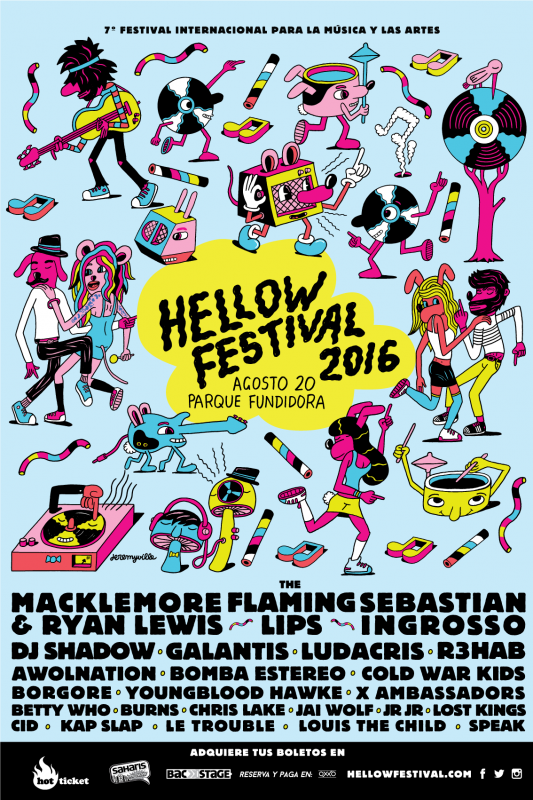 hellowfest lineup 2016
