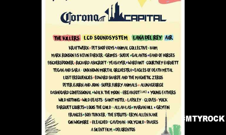 Line up Corona Capital 2016