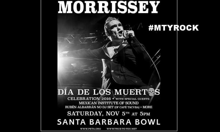Morrissey festejará el Día de Muertos
