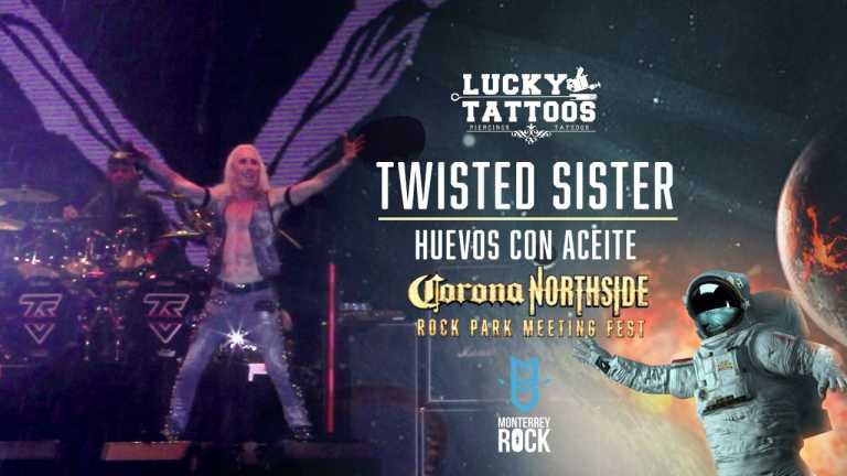 Twisted Sister canta “Huevos con Aceite” en Northside