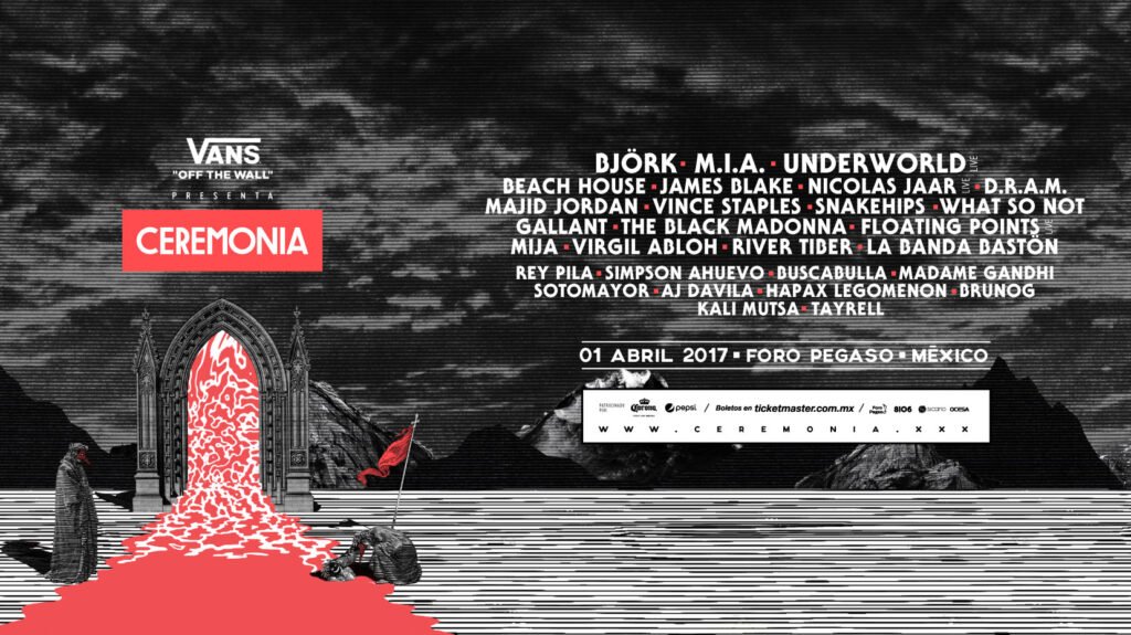 Lineup del festival Ceremonia