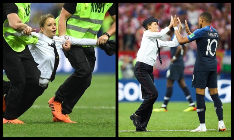 Pussy Riot se hacen presentes en la final del Mundial