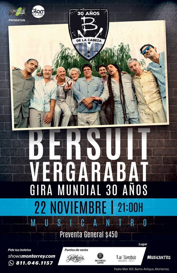 Bersuit Vergarabat en Monterrey