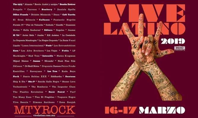 CARTEL OFICIAL VIVE LATINO 2019