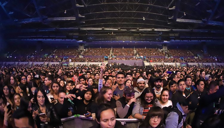 8,500 personas disfrutando a Imagine Dragons en Monterrey