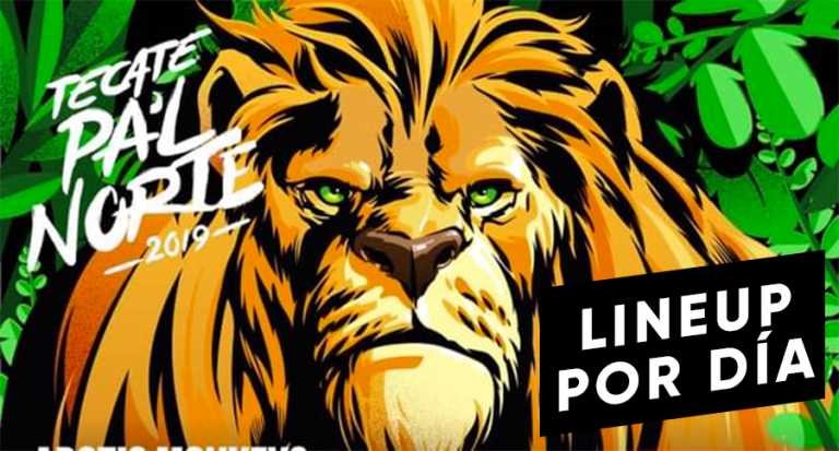 Aquí esta el lineup por día del Pa’l Norte 2019