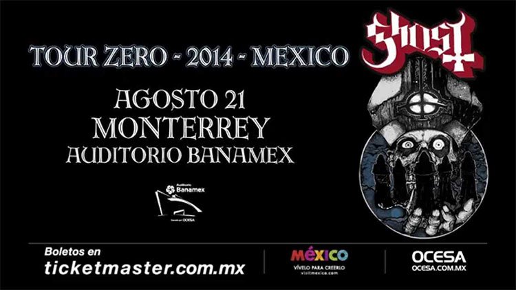 Ghost en Monterrey 2014