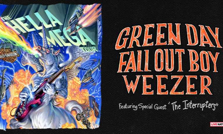 Green Day anuncia el  “Hella Mega” tour con Fall Out Boy y Weezer