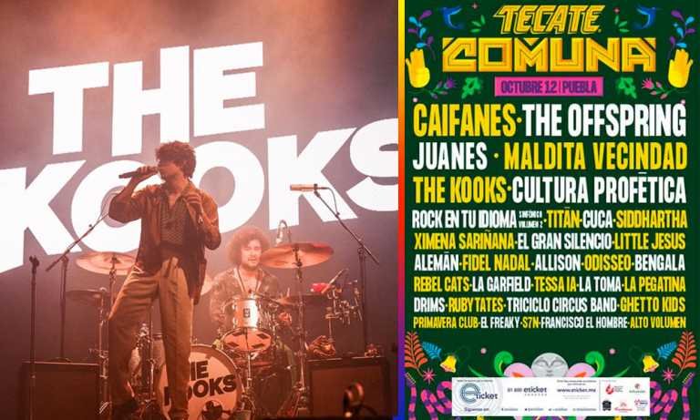 Cancela The Kooks su participación en Tecate Comuna 2019