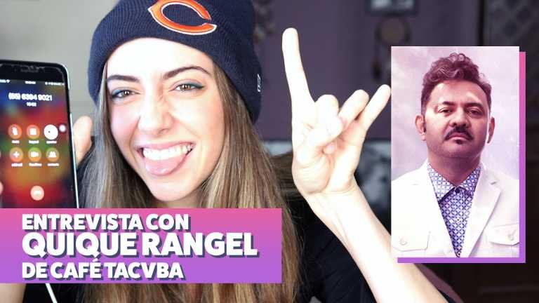 Entrevistamos a Quique Rangel de Café Tacvba, ¡estuvo super cool!