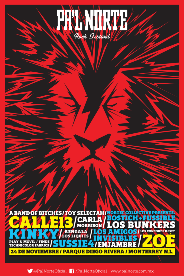 Cartel Tecate Pa'l Norte 2012