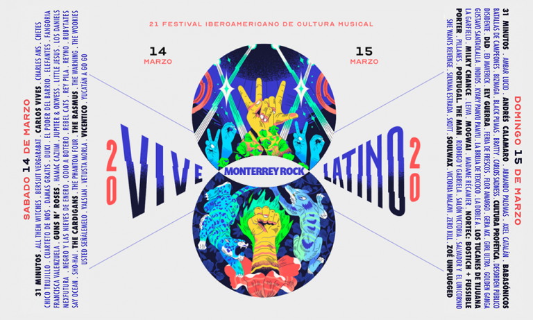 Conoce las bandas por día del Vive Latino 2020