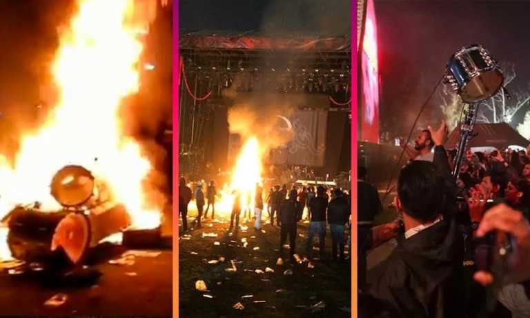 Knotfest 2019 cancelado, incendiado, destrozado y mucho caos