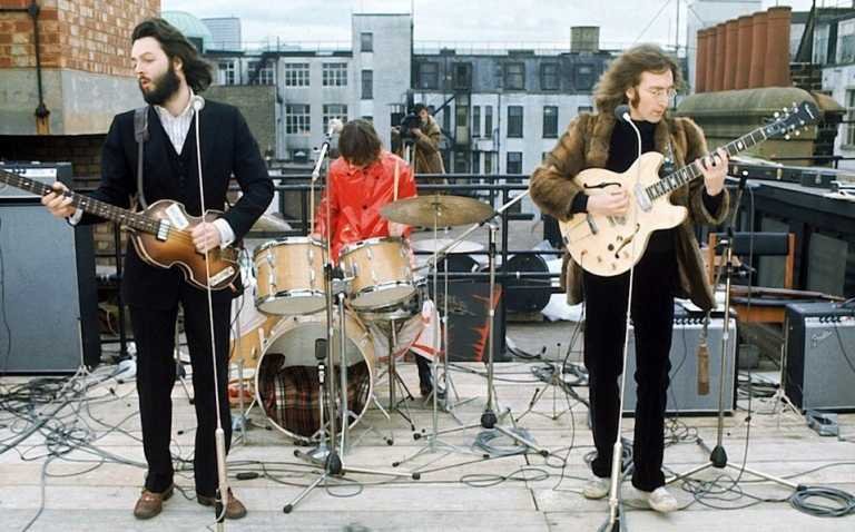 Concierto de The Beatles en la azotea