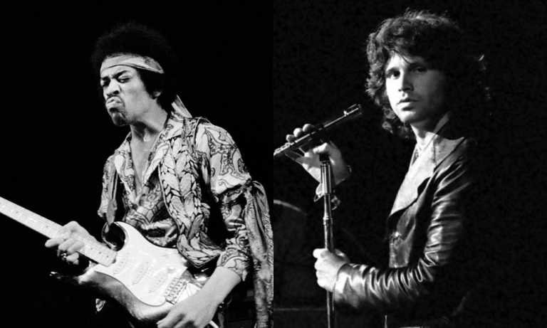 El lamentable “palomazo” de Jimi Hendrix y Jim Morrison