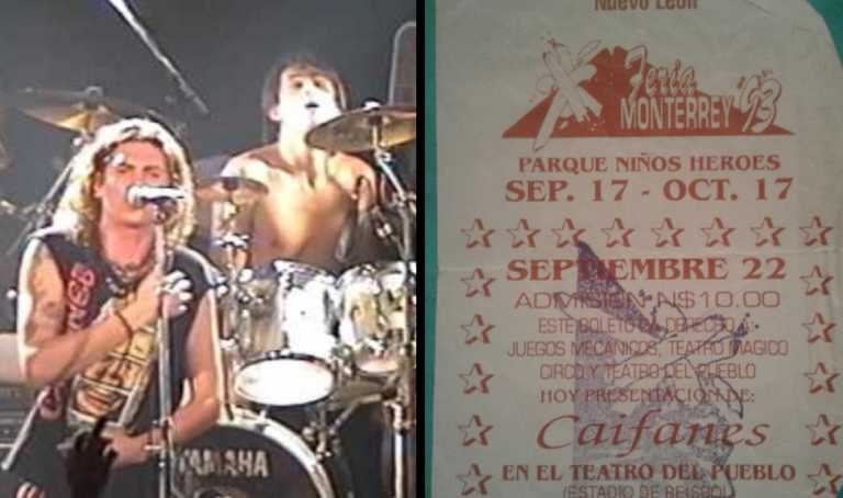 La “guerra de lodo” en un concierto de Caifanes en Monterrey