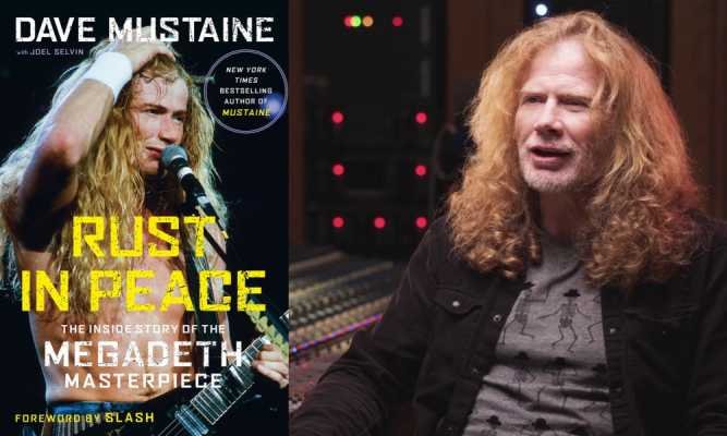 dave maustaine megadeth rest in peace book libro
