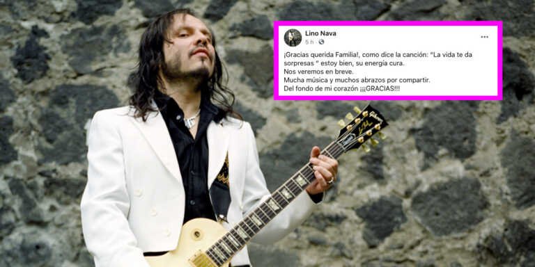 ¡Gracias querida Familia! Estoy bien, su energía cura: Lino Nava