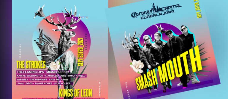 Smash Mouth revela cartel del Corona Capital Guadalajara 2021