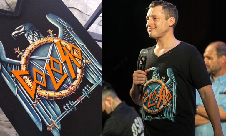 Todo sobre la polémica camiseta de Luis Donaldo Colosio y su logo metalero