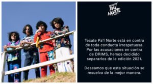 DRIMS quedan fuera del Pal Norte 2021