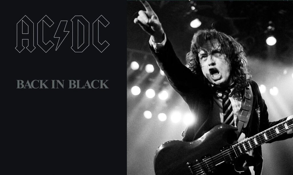 back in black ACDC aniversario