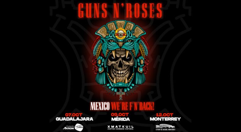 Guns N’ Roses regresará este 2021 a México con 3 conciertos