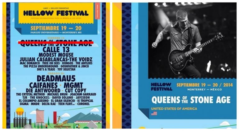 Cuando una tormenta arruinó el show de Queens of the Stone Age en el Hellow Fest 2014