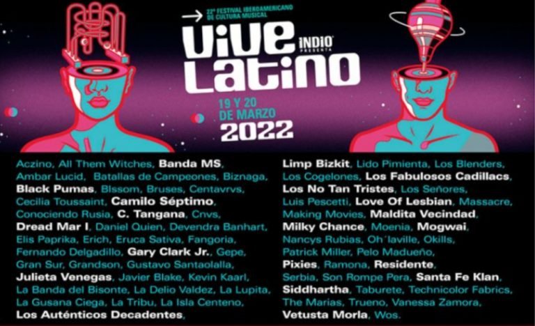 Vive Latino 2022: cartel, fechas y todo lo que tienes que saber