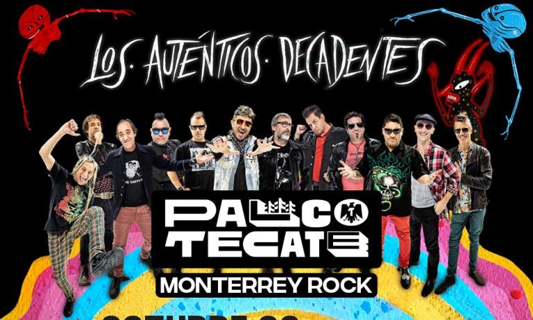 Los Auténticos Decadentes traerán su fiesta al Palco Tecate