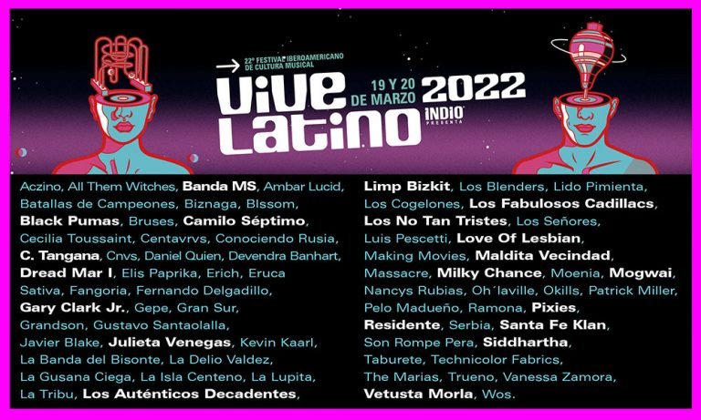 Lineup completo del Vive Latino 2022