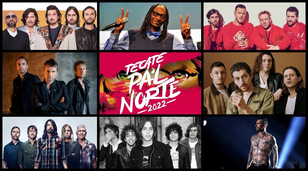 headliners pal norte 2022 strokes maroon 5 foo fighters