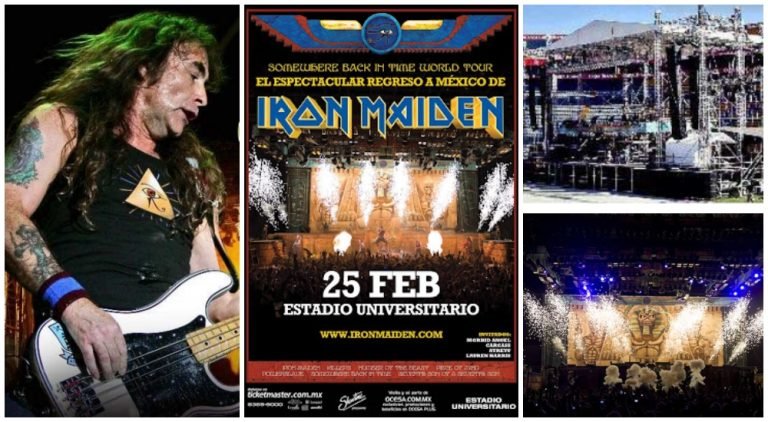 El día que Iron Maiden dio un concierto en el Estadio Universitario