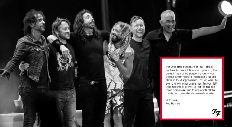 Foo Fighters cancelan todos sus conciertos