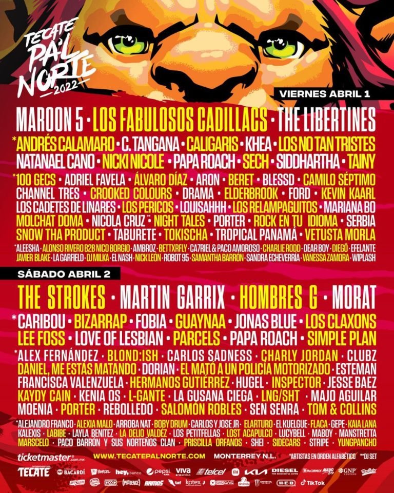 Cartel Tecate Pa'l Norte 2022