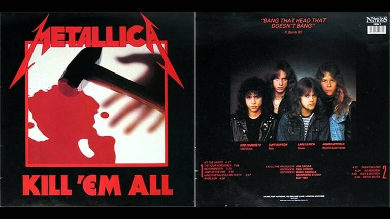 “Kill ‘Em All”: el iracundo disco debut de Metallica