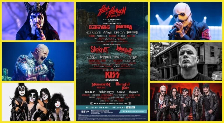 El cartel del Hell And Heaven 2022: Kiss, Scorpions, Slipknot, Pantera y más