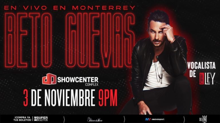 Todo listo para el concierto de Beto Cuevas Monterrey