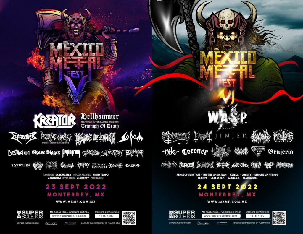 informacion sobre el mexico metal fest 2022